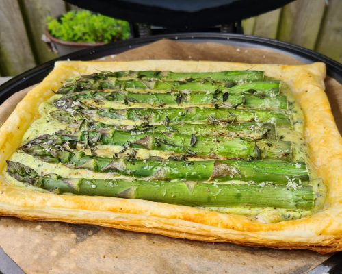 Asparagus and Cheese Tart
